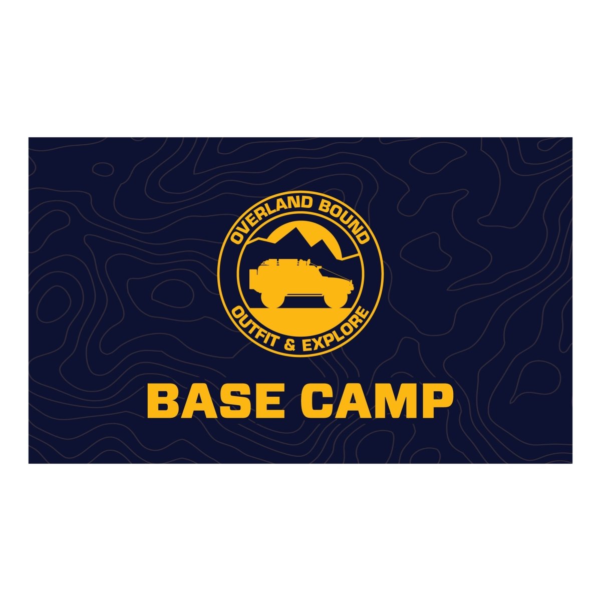 Topo Base Camp Flag - Overland Bound