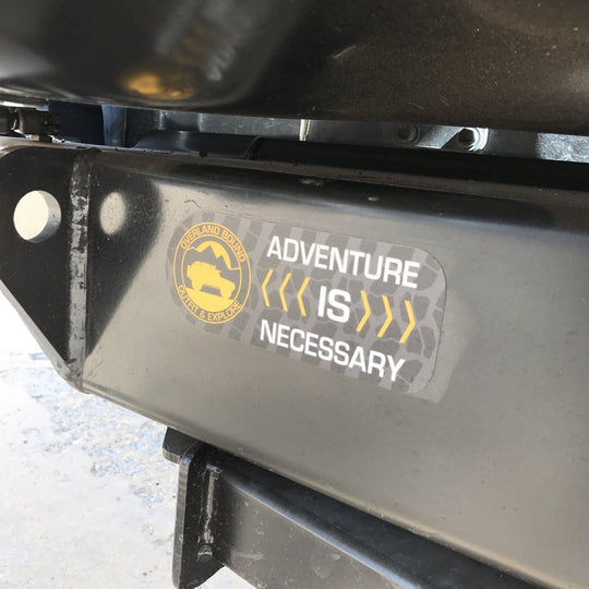 Adventure is Necessary Sticker - Overland Bound
