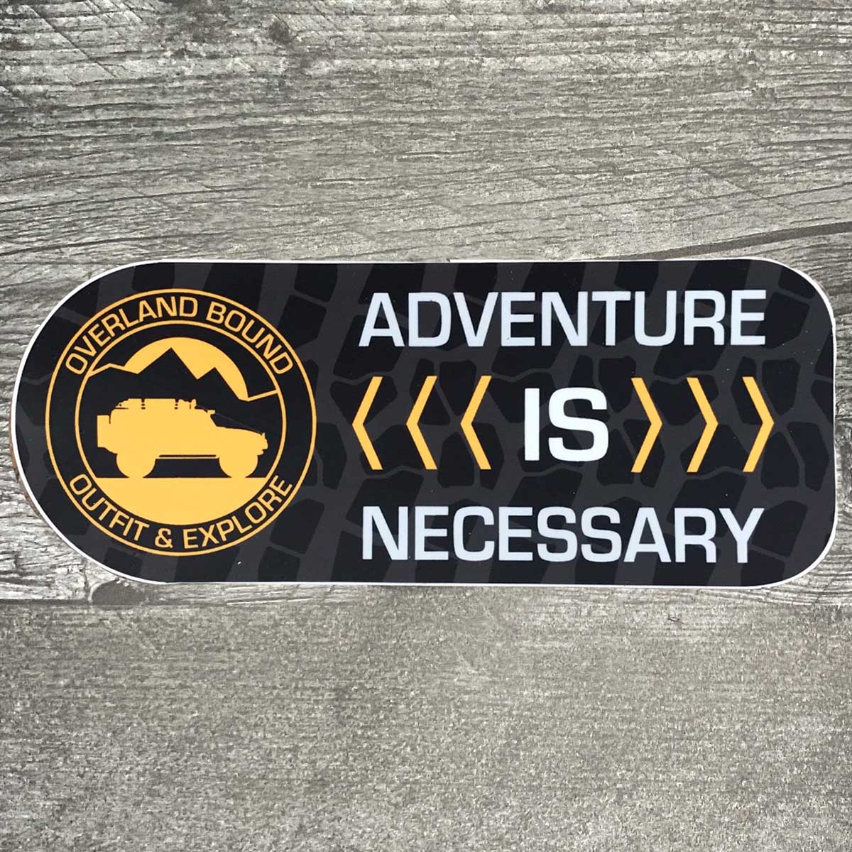 Adventure is Necessary Sticker - Overland Bound