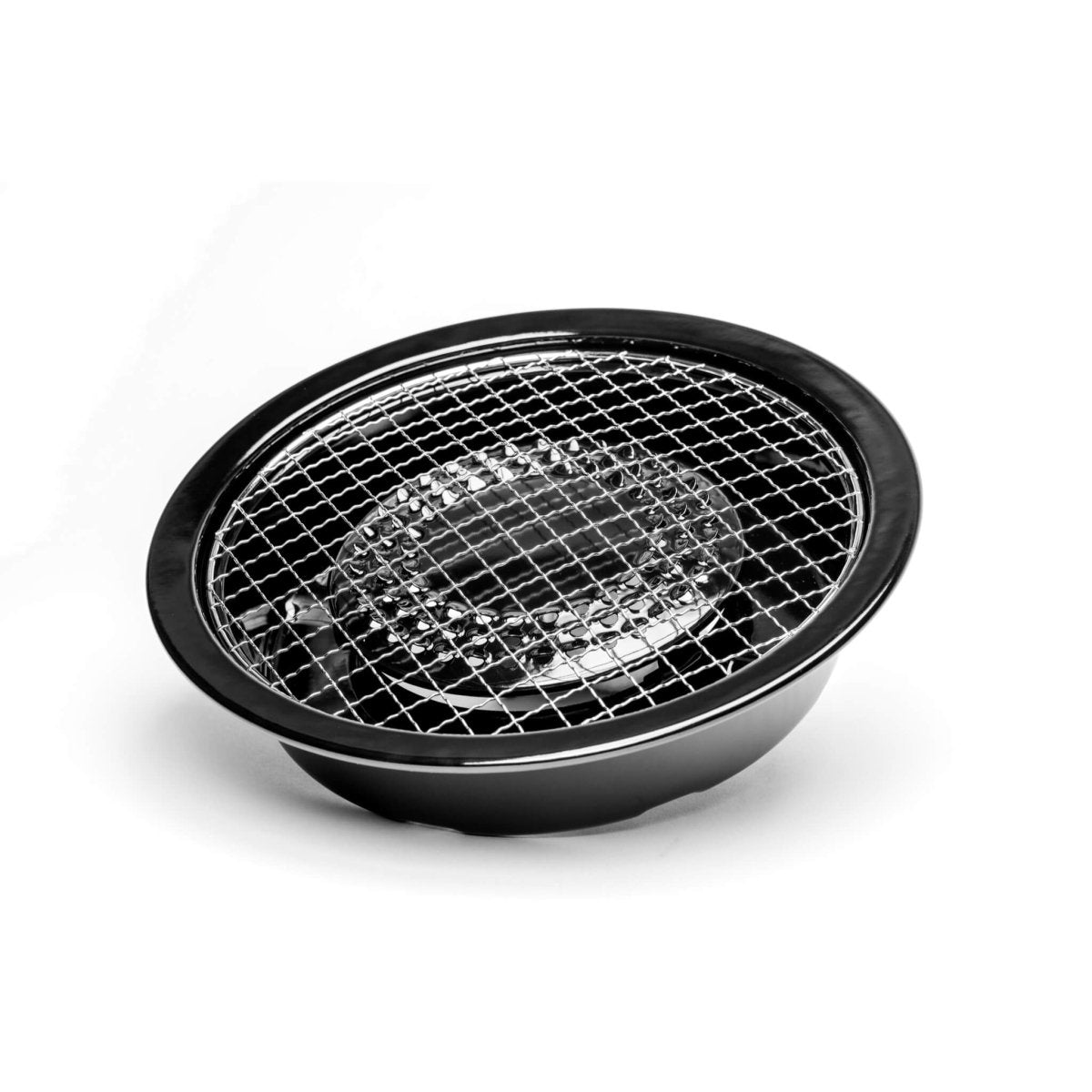 iwatani korean cookware aburi stove top grill pan, black, (cb-p-am3)