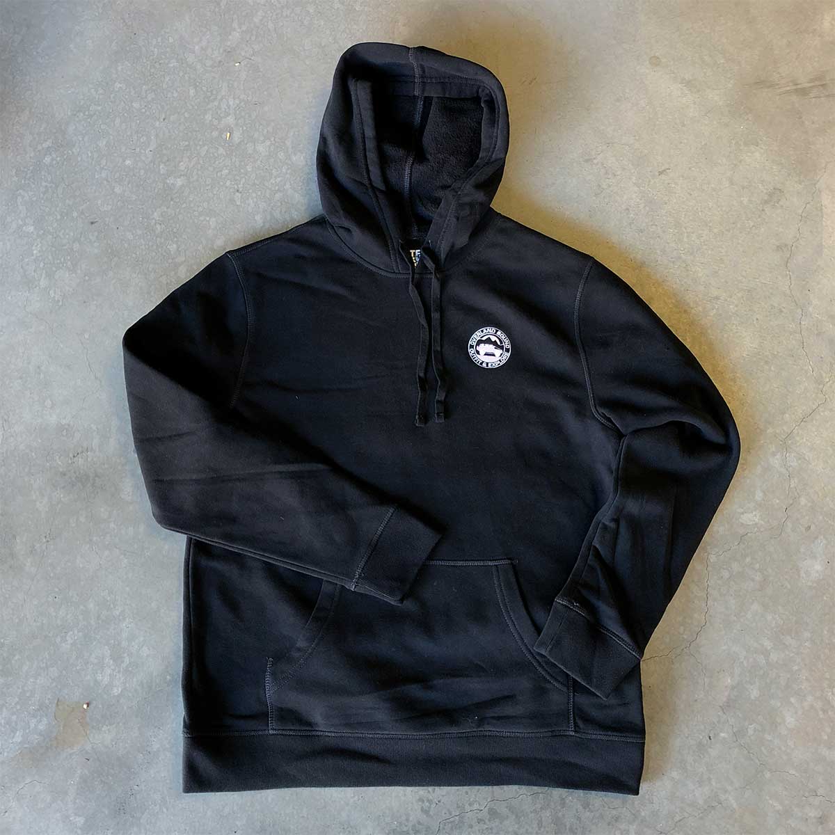 Outfit & Explore Pullover Black Hoodie - Overland Bound