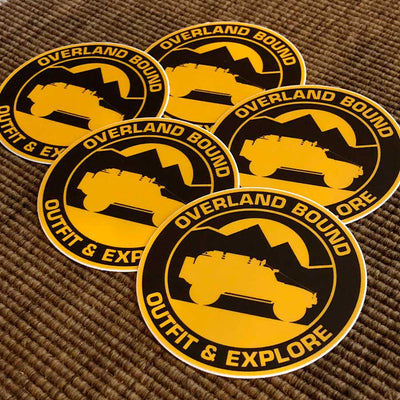 Overland Bound Sticker - Pack - Overland Bound