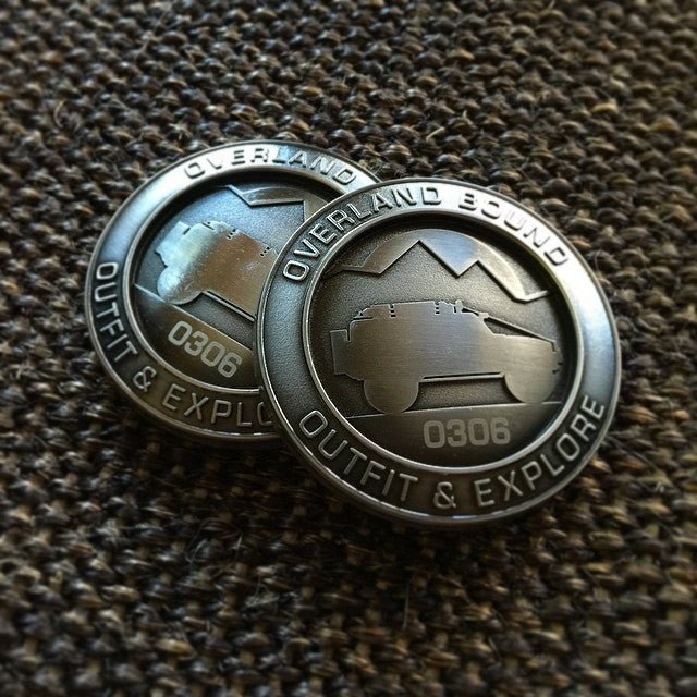Two Overland Bound Emblems: Current Member - Overland Bound